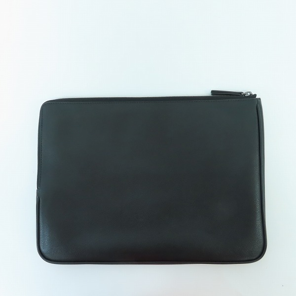 実際に弊社で買取させて頂いたEMPORIO ARMANI/エンポリオアルマーニ クラッチバッグ/セカンドバッグ ブラックの画像 1枚目