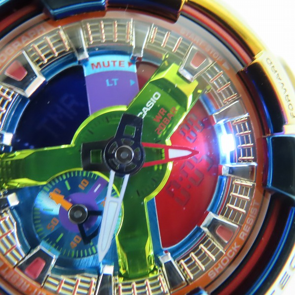 実際に弊社で買取させて頂いたG-SHOCK/Gショック Metal Covered レインボー GM-110RB-2AJFの画像 4枚目