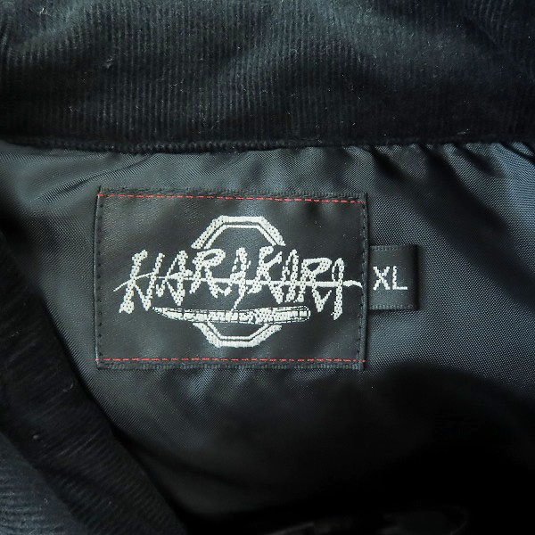 実際に弊社で買取させて頂いたHARAKIRI/ハラキリ カバーオールジャケット XLの画像 2枚目