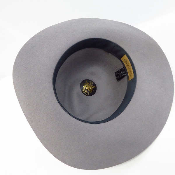 実際に弊社で買取させて頂いたCA4LA × KNOX/カシラ × ノックス クラッシャブルスーパーワイドブリム中折れハット No.NOX00408の画像 4枚目