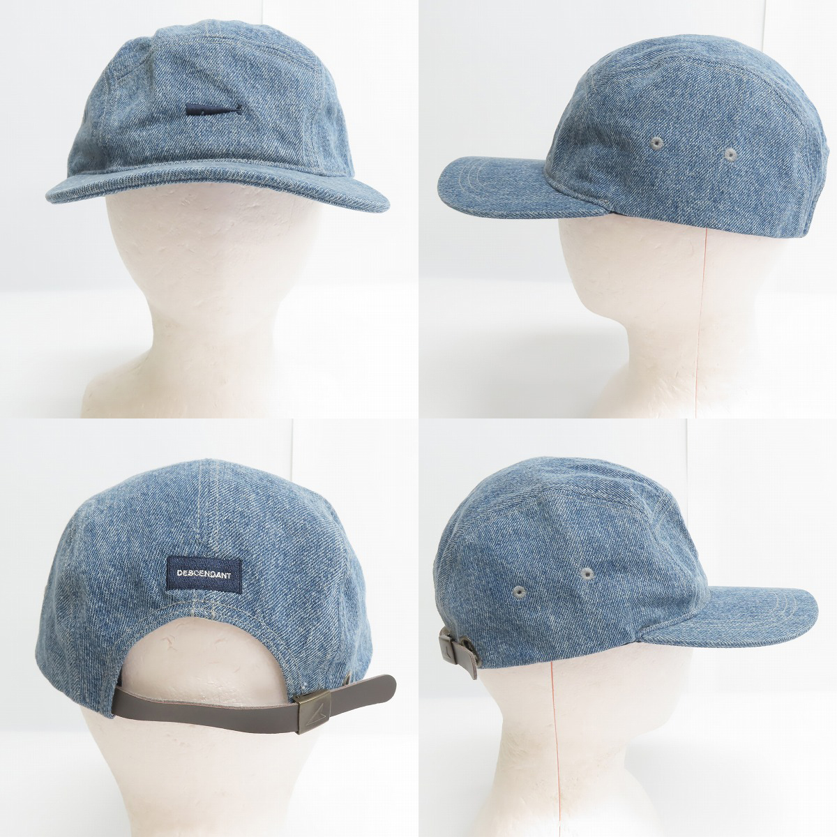 実際に弊社で買取させて頂いたDESCENDANT/ディセンダント デニムキャップ/Fの画像 1枚目