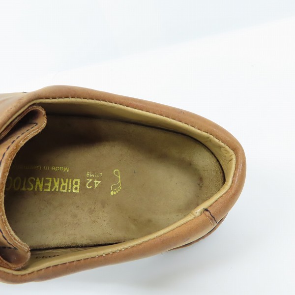 実際に弊社で買取させて頂いたBIRKENSTOCK/ビルケンシュトック パサデナ ロー レザー シューズ/42の画像 4枚目