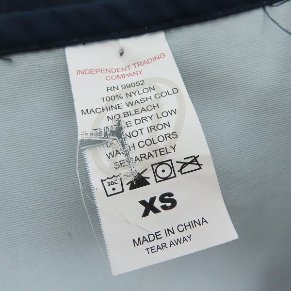 実際に弊社で買取させて頂いたINDEPENDENT TRADING COMPANY/インディペンデント コーチジャケット XSの画像 2枚目