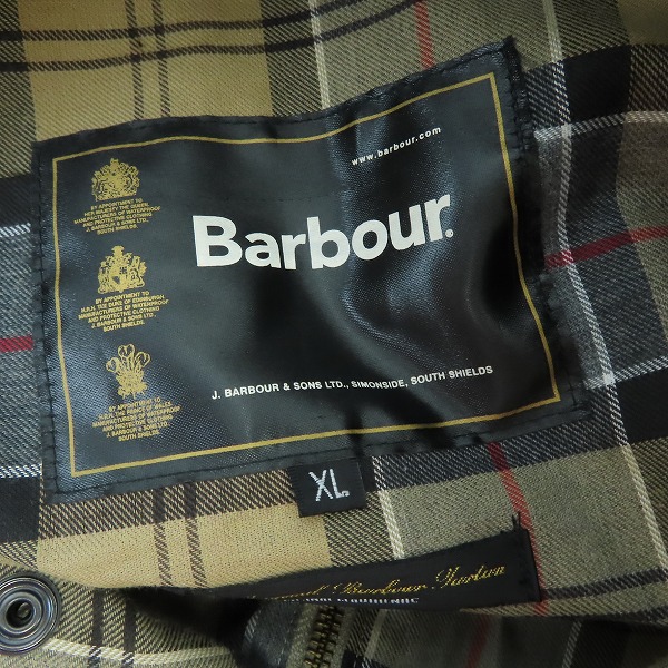 実際に弊社で買取させて頂いたBarbour/バブアー L/W BEAULIEU JACEKT ボーリュージャケット XLの画像 2枚目