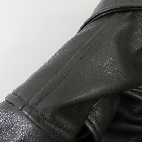 実際に弊社で買取させて頂いた【カスタム】KADOYA/カドヤ STANLEY GUESS/スタンリーゲス シングル レザージャケットの画像 7枚目