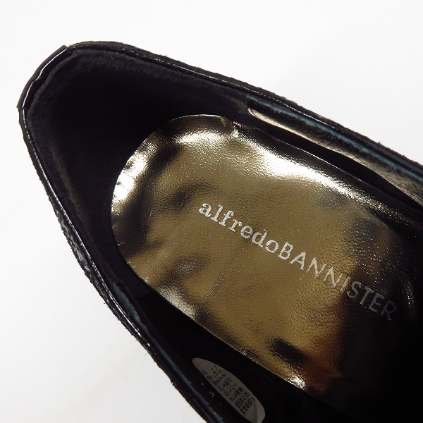 実際に弊社で買取させて頂いたalfredoBANNISTER/アルフレッド バニスター レザー 装飾 ドレスシューズ/42の画像 4枚目