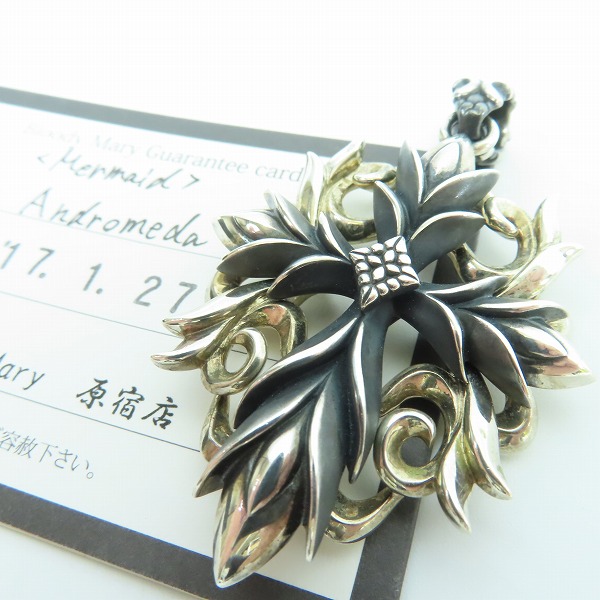 実際に弊社で買取させて頂いた【証明書】Bloody Mary/ブラッディマリー Mermaid Andromeda ペンダント