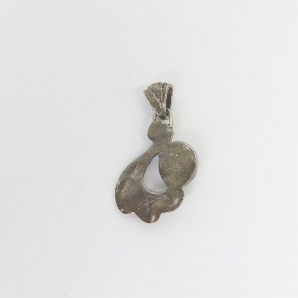 実際に弊社で買取させて頂いたCRAZY PIG/クレイジーピッグ ストーンセット フェザーモチーフペンダントの画像 2枚目