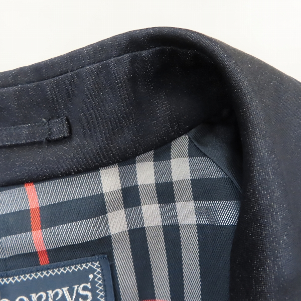 実際に弊社で買取させて頂いたBurberrys/バーバリーズ ヴィンテージ タイロッケン コート ウール 日本製 BBC91-985-28 92-170-5の画像 3枚目