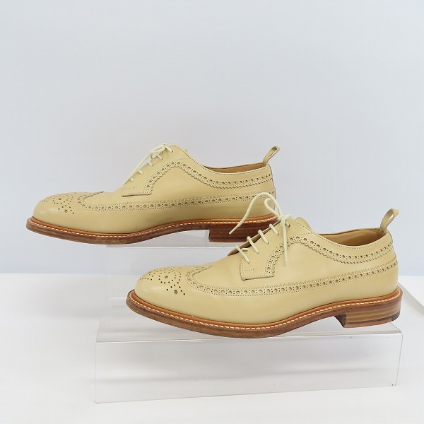 実際に弊社で買取させて頂いたBLACK FLEECE BY BROOKS BROTHERS/ブラックフリース ウイングチップ ドレスシューズ 43936026/8Dの画像 2枚目