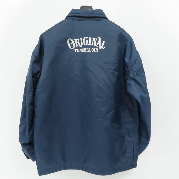 実際に弊社で買取させて頂いたTENDERLOIN/テンダーロイン 裏地ストライプ 中綿入りナイロンジャケット/Sの画像 1枚目