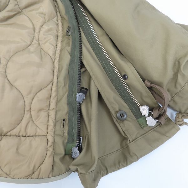 実際に弊社で買取させて頂いたmarka/マーカ MILITARY JACKET COTTON NYLON OXFORD ミリタリーライナー付ジャケット M19C-02BL01C/3の画像 3枚目