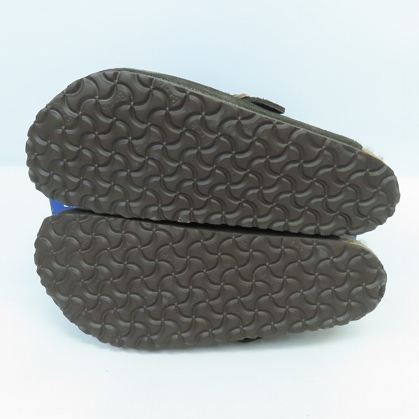 実際に弊社で買取させて頂いたBIRKENSTOCK/ビルケンシュトック BOSTON BS/ボストン スエード ファー スリッポン/サンダル 0060461/28の画像 2枚目