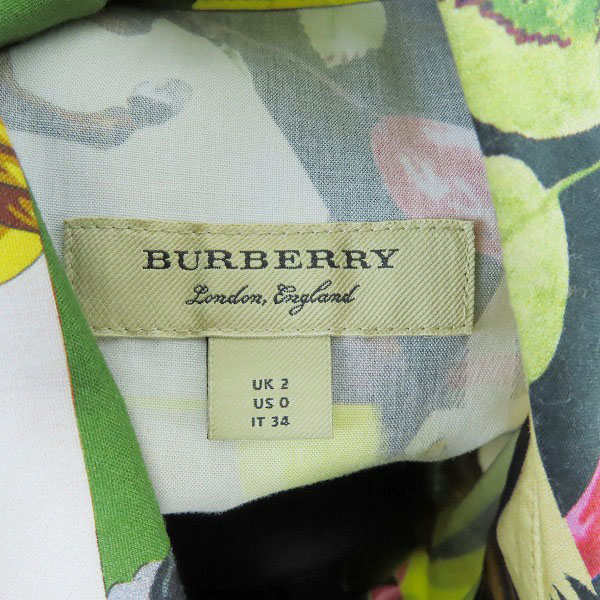 実際に弊社で買取させて頂いたBURBERRY London England/バーバリーロンドン スカーフプリントシャツドレス/8001440/UK2の画像 2枚目