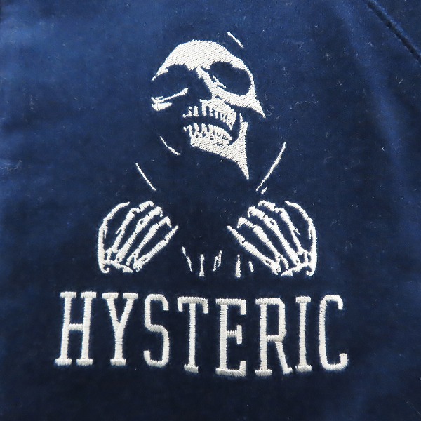 未使用】HYSTERIC GLAMOUR/ヒステリックグラマー スカル刺繍 
