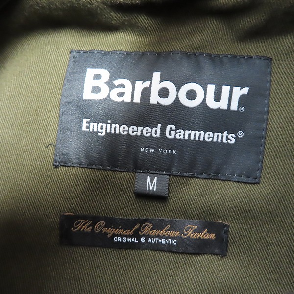 実際に弊社で買取させて頂いたBarbour×Engineered Garments/バブアー×エンジニアードガーメンツ Ground ワックスジャケット MWX1594OL71/Mの画像 2枚目