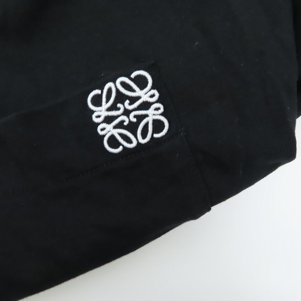 実際に弊社で買取させて頂いたLOEWE/ロエベ アナグラム  ロングTシャツ 胸ポケット/XSの画像 8枚目