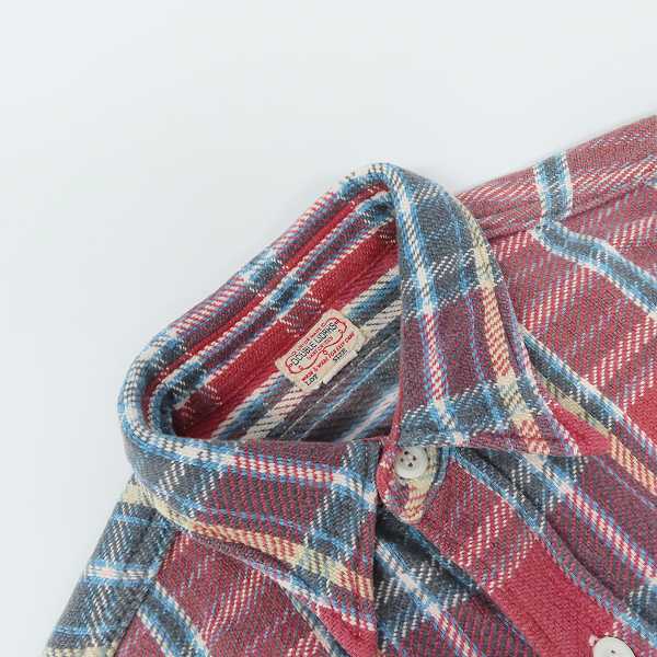 実際に弊社で買取させて頂いたDUBBLE WORKS/ダブルワークス フランネルシャツ/40の画像 3枚目