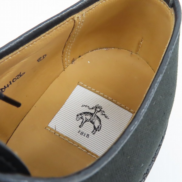 実際に弊社で買取させて頂いたBLACK FLEECE BY BROOKS BROTHERS/ブラックフリース キャンバス 外羽根 ドレスシューズ 55041026/8Dの画像 4枚目