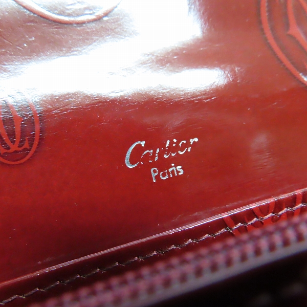 実際に弊社で買取させて頂いたCartier/カルティエ ハッピーバースデー 二つ折り 長財布 L3000722の画像 6枚目