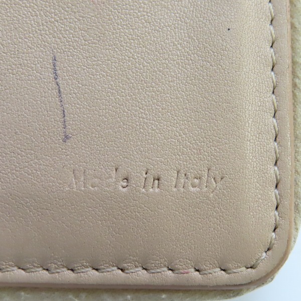 実際に弊社で買取させて頂いたCELINE/セリーヌ ラウンドジップウォレット/財布 バイカラーの画像 6枚目