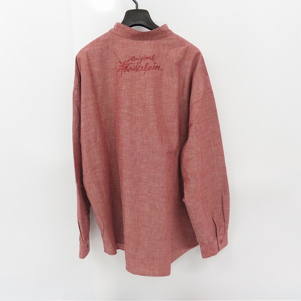 実際に弊社で買取させて頂いた 【未使用】TENDERLOIN/テンダーロイン STAND SHT CHAMBRAY スタンドカラー シャンブレーシャツ/Lの画像 1枚目