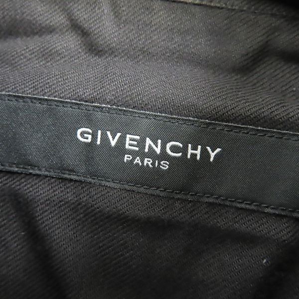 実際に弊社で買取させて頂いた【JPタグ】GIVENCHY/ジバンシィ スター/星刺繍 長袖シャツ 39の画像 2枚目