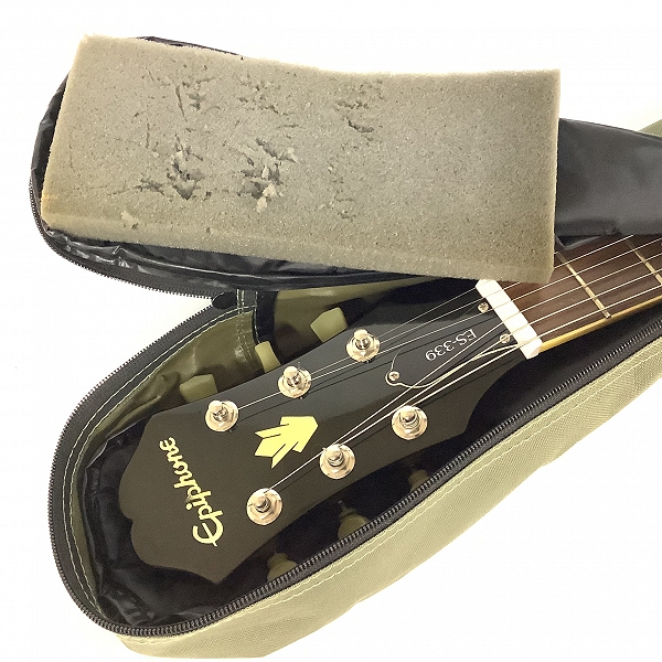 実際に弊社で買取させて頂いた★Epiphone/エピフォン Dot  ES-339 Vintage Sunburst セミアコ エレキギターの画像 9枚目