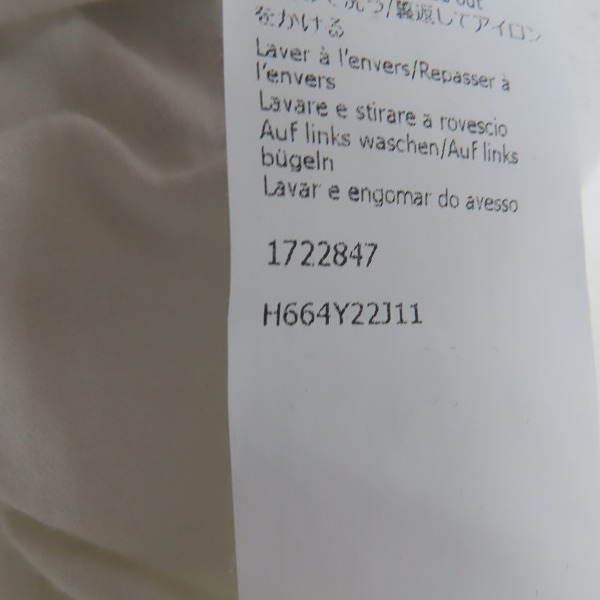 実際に弊社で買取させて頂いたLOEWE/ロエベ 21SS ロゴ刺繍 ギャングボックス プリントTシャツ H664Y22J11/XSの画像 4枚目
