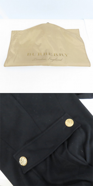 実際に弊社で買取させて頂いたBURBERRY London England/バーバリーロンドン イングランド ロングPコート/UK6の画像 9枚目