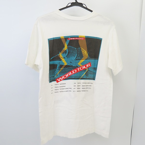 実際に弊社で買取させて頂いたPINK FLOYD/ピンクフロイド 1987年 ワールド ツアー Tシャツ/バンT/バンドTシャツの画像 1枚目