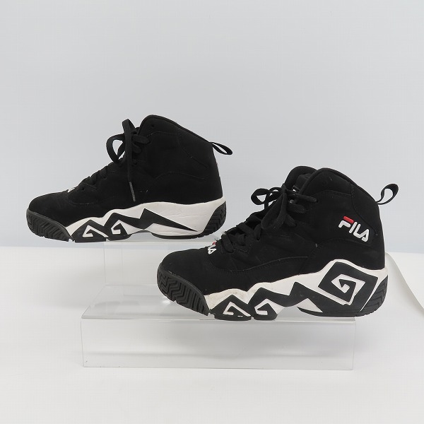 実際に弊社で買取させて頂いたFILA/フィラ MASHBURN ハイカットスニーカー 1VB90140-014/US6.5の画像 3枚目
