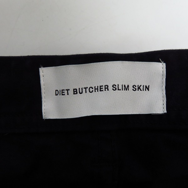 実際に弊社で買取させて頂いた【未使用】DIET BUTCHER SLIM SKIN/ダイエットブッチャースリムスキン テーパードスキニーカーゴパンツ DBG9507041/1の画像 3枚目