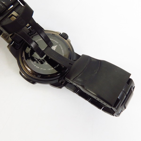 実際に弊社で買取させて頂いたLUMINOX/ルミノックス F-117 NIGHTHAWK/ナイトホーク 腕時計/ウォッチ 黒 6400-200の画像 2枚目