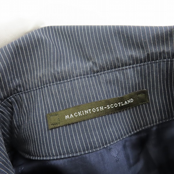 実際に弊社で買取させて頂いたMACKINTOSH/マッキントッシュ ストライプ スプリング コート/40の画像 5枚目