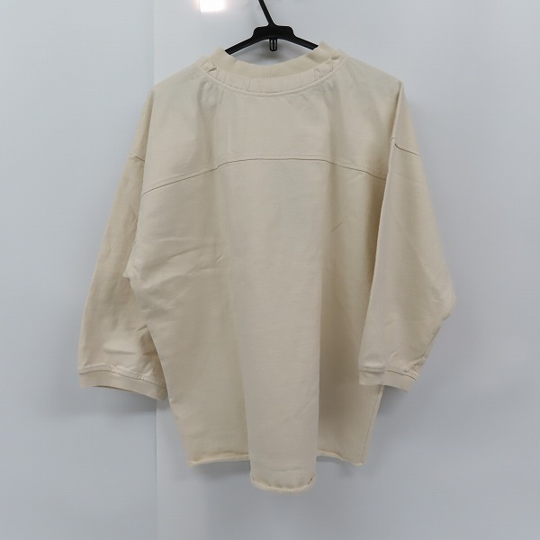 実際に弊社で買取させて頂いた【未使用】TENDERLOIN/テンダーロイン FOOTBALL SHT/フットボールシャツ カットソー NATURAL/Mの画像 1枚目