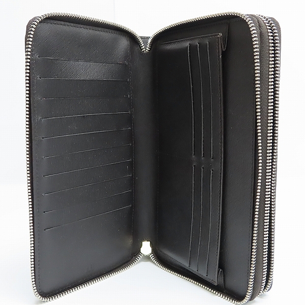 実際に弊社で買取させて頂いたdunhill/ダンヒル ダブルジップオーガナイザー セカンドバッグの画像 4枚目