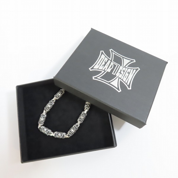 実際に弊社で買取させて頂いたDEAL DESIGN/ディールデザイン ゲートスネークブレスレッドの画像 7枚目