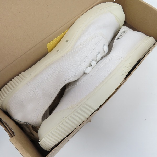 実際に弊社で買取させて頂いたKEEN/キーン MADERAS OXFORD/マデラス オックスフォード ローカット スニーカー ホワイト/23.0の画像 8枚目