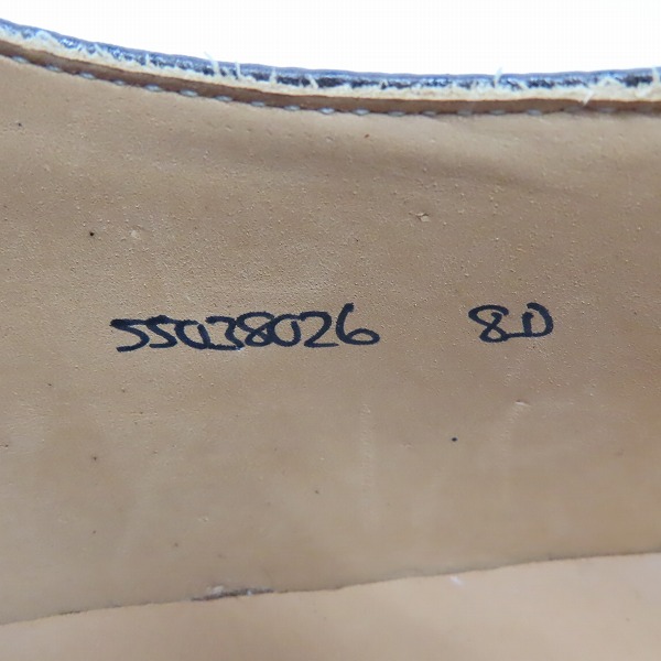 実際に弊社で買取させて頂いたBLACK FLEECE BY BROOKS BROTHERS/ブラックフリース シボレザー シングルストラップ S5038026/8Dの画像 5枚目