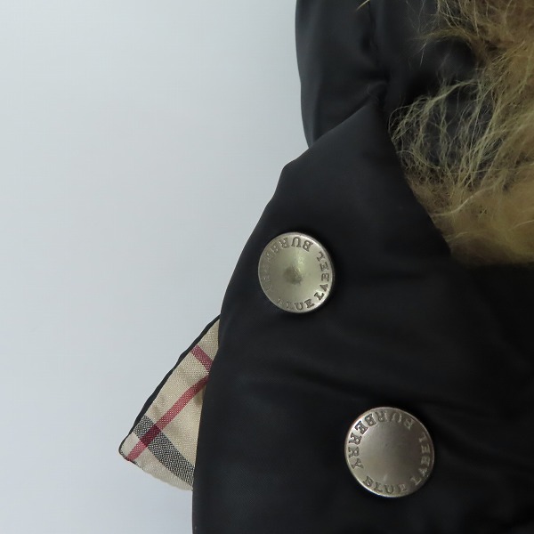 実際に弊社で買取させて頂いたBURBERRY BLUE LABEL/バーバリーブルーレーベル ダウンジャケット/38の画像 7枚目