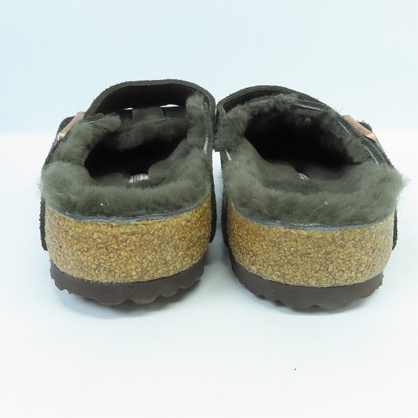 実際に弊社で買取させて頂いたBIRKENSTOCK/ビルケンシュトック BOSTON BS/ボストン スエード ファー スリッポン/サンダル 0060461/28の画像 1枚目