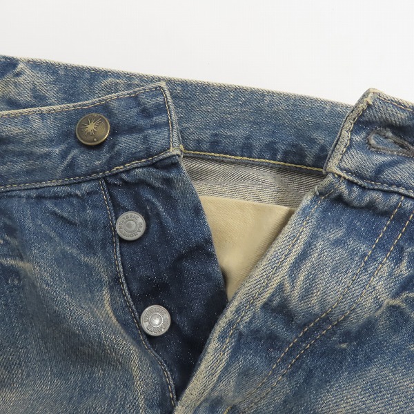 実際に弊社で買取させて頂いたHYSTERIC GLAMOUR×MIHARA YASUHIRO/ヒステリックグラマー×ミハラヤスヒロ リペア加工デニムパンツ 0234AP11/34の画像 6枚目