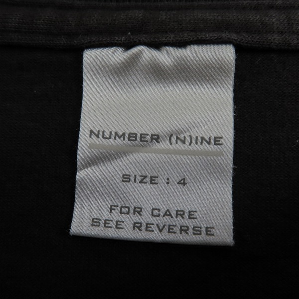 実際に弊社で買取させて頂いたNUMBERNINE/ナンバーナイン 2001SS/タイム期 SCHOOL OF VISUAL COMEDY スカルTシャツ 4の画像 2枚目