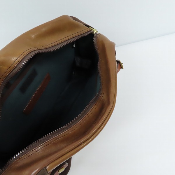 実際に弊社で買取させて頂いたmaster-piece/マスターピース カウレザー ショルダーバッグの画像 3枚目