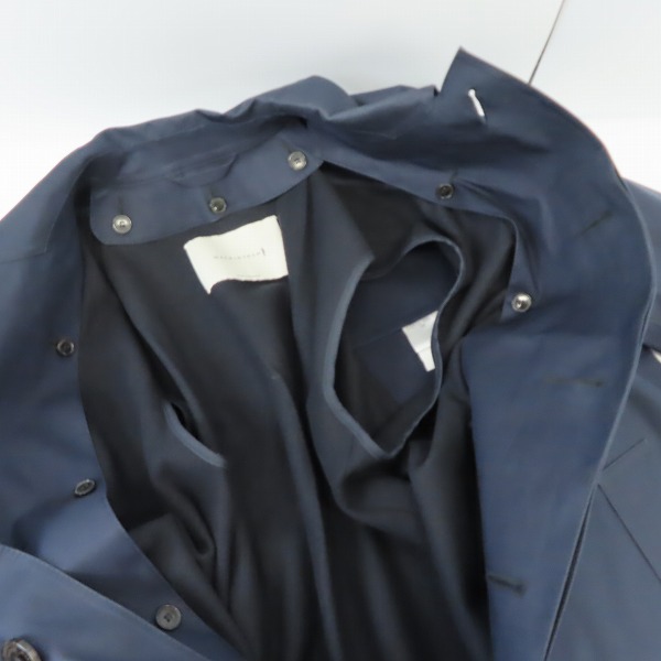 実際に弊社で買取させて頂いたMACKINTOSH/マッキントッシュ DUNKELD/ダンケルド ゴム引き ステンカラーコート GR-1001D/36の画像 3枚目