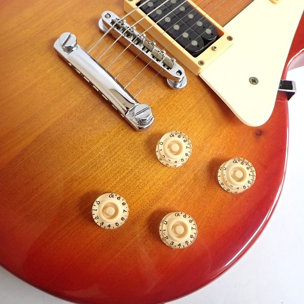 実際に弊社で買取させて頂いた★Epiphone/エピフォン Les Paul 100 /レスポール ボルトオンネック ソフトケース付 の画像 6枚目