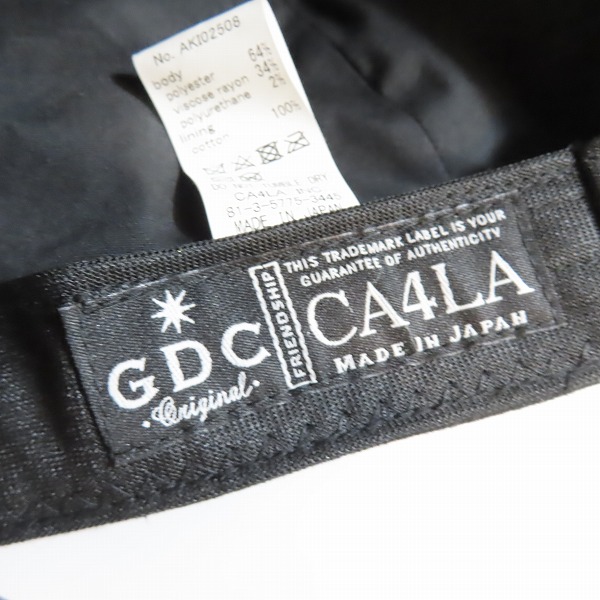 実際に弊社で買取させて頂いたCA4LA/カシラ GDCコラボ等 キャップ/バケットハット 4点セットの画像 3枚目