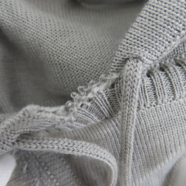 実際に弊社で買取させて頂いた【JPタグ】Dior HOMME/ディオールオム カッティングデザイン ニットパーカー 9S3461390016/Mの画像 6枚目