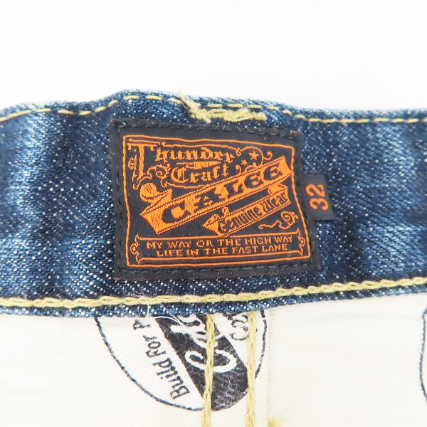 実際に弊社で買取させて頂いたCALEE/キャリー デニムパンツ /32の画像 3枚目